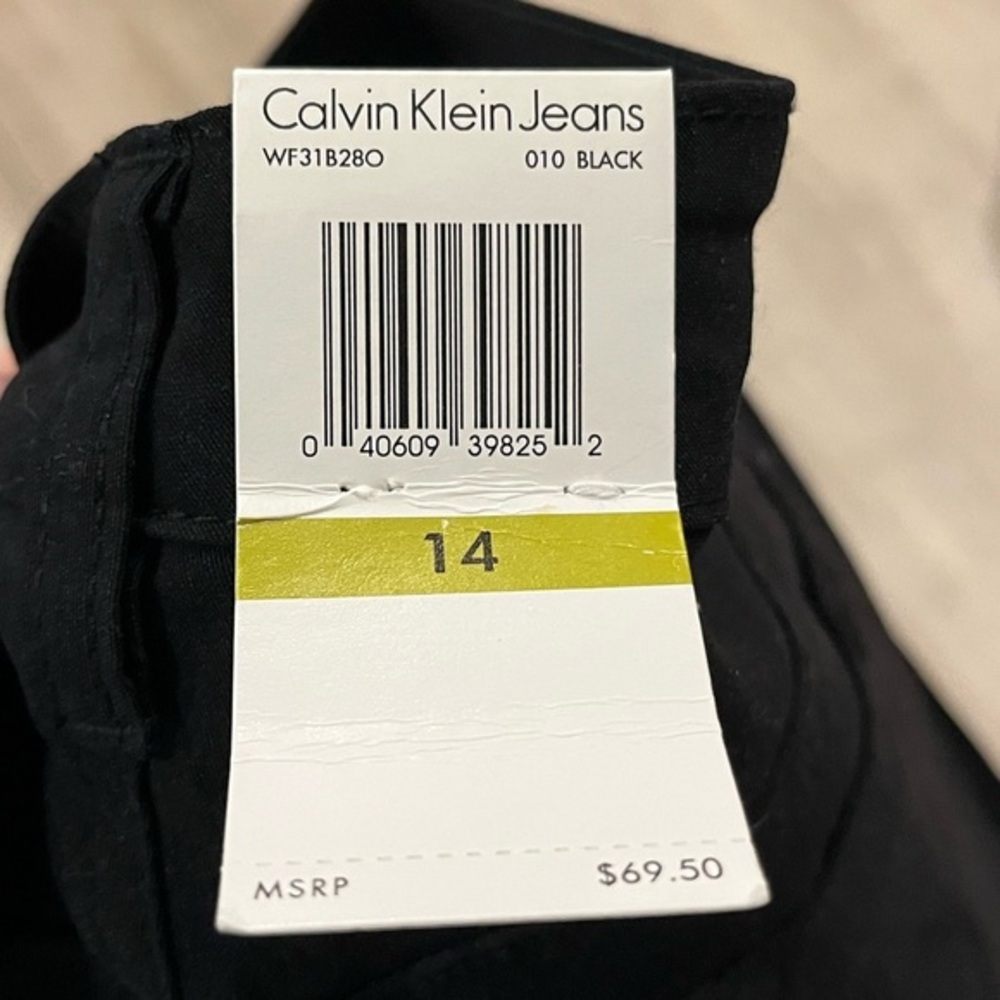 NWTCalvin Klein Black Stretch Pants 14 - Picture 10 of 12